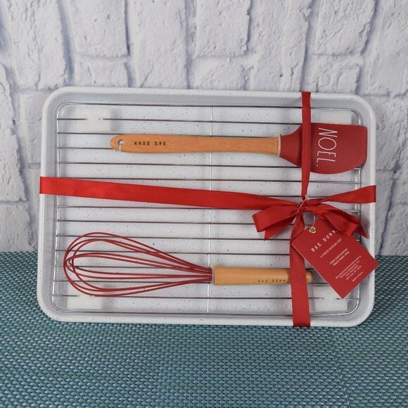 New Rae Dunn 4-PC NOEL Baking Set Christmas Gift - Picture 2 of 7